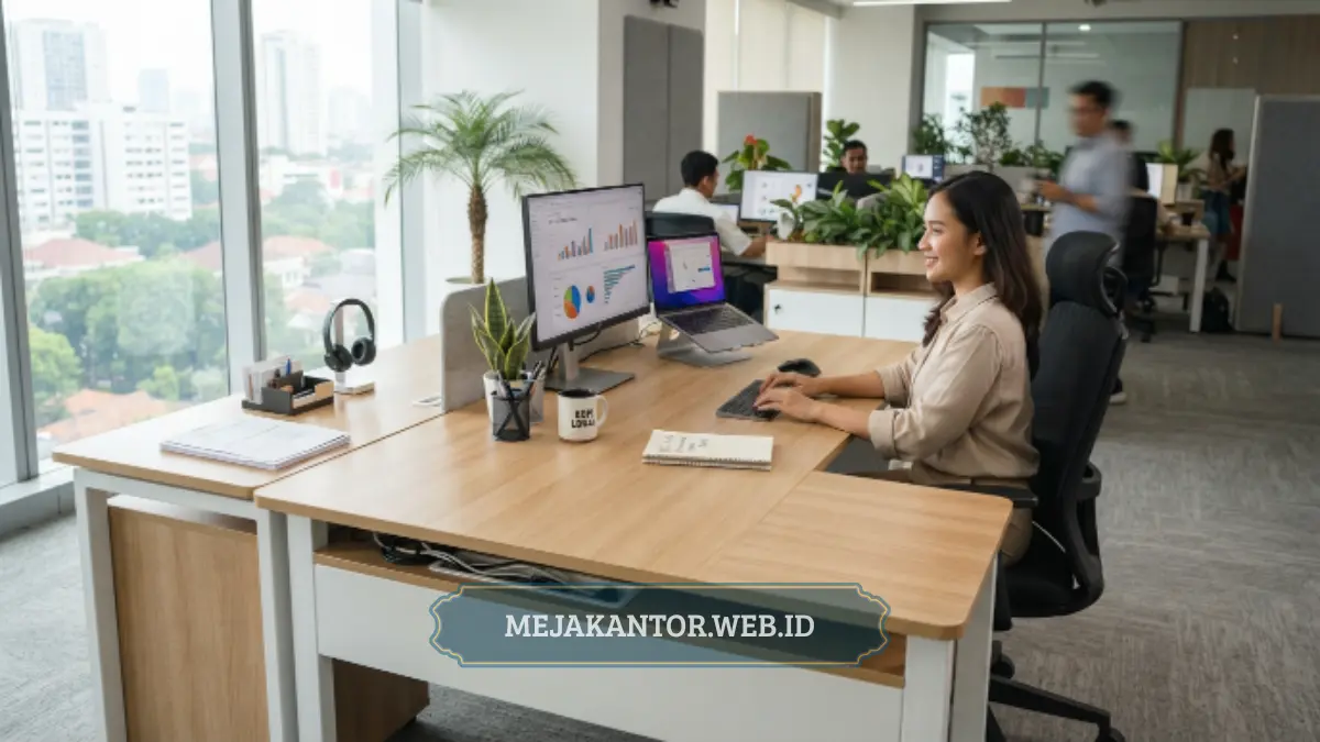 Meja Staff L-Shape MSO-140L
