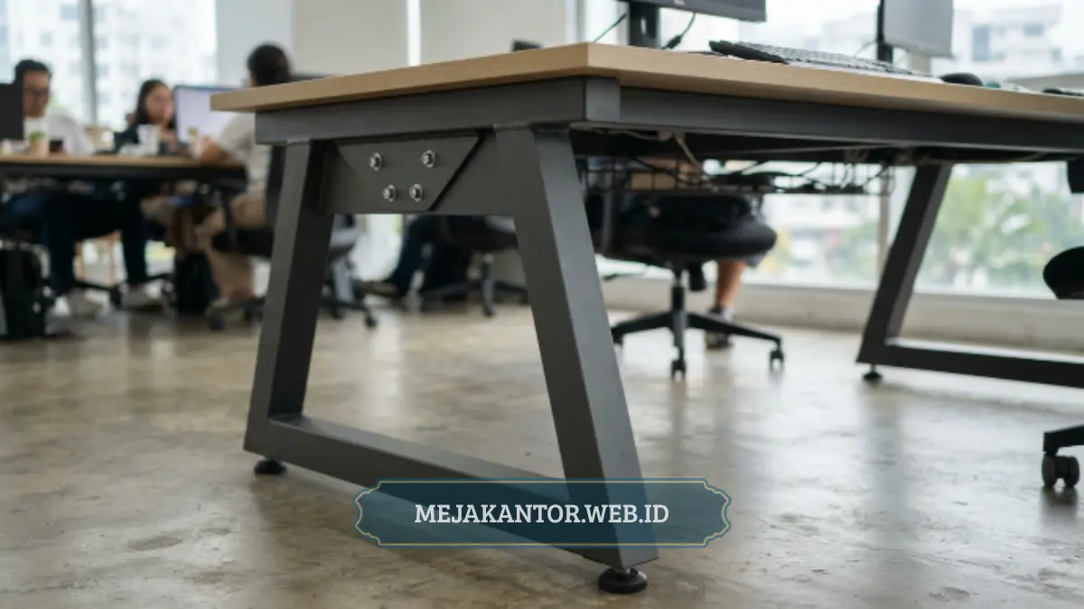 Rangka kaki meja staff MSO-140L yang kokoh